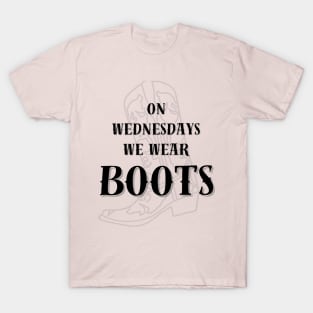 On Wednesdays We Wear Boots! Light T-Shirt